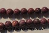 CRZ402 15.5 inches 8mm round natural ruby gemstone beads