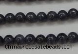 CRZ821 15.5 inches 4mm round natural sapphire gemstone beads