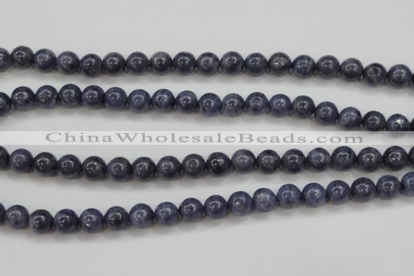 CRZ823 15.5 inches 8mm round natural sapphire gemstone beads