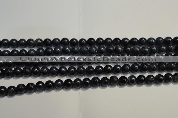 CRZ951 15.5 inches 6mm - 6.5mm round A- grade natural sapphire beads