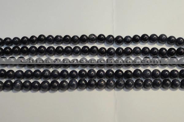 CRZ954 15.5 inches 6mm - 6.5mm round A grade natural sapphire beads