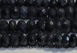 CRZ972 15.5 inches 4*6mm faceted rondelle A- grade sapphire beads