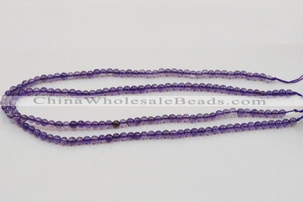 CSA02 15.5 inches 5mm round synthetic amethyst beads wholesale