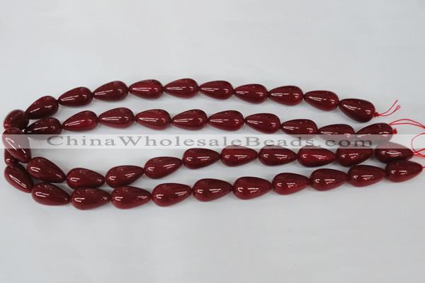 CSB107 15.5 inches 10*18mm teardrop shell pearl beads wholesale