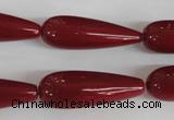 CSB119 15.5 inches 10*30mm teardrop shell pearl beads wholesale