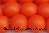 CSB1314 15.5 inches 12mm matte round shell pearl beads wholesale