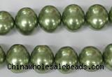 CSB145 15.5 inches 12*15mm – 13*16mm oval shell pearl beads