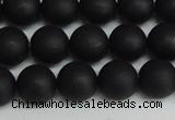 CSB1458 15.5 inches 10mm matte round shell pearl beads wholesale