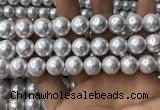 CSB2113 15.5 inches 14mm ball shell pearl beads wholesale