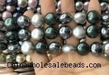 CSB2154 15.5 inches 16mm flat round mixed shell pearl beads