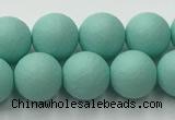 CSB2552 15.5 inches 8mm round matte wrinkled shell pearl beads