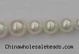 CSB400 15.5 inches 8mm - 16mm round shell pearl beads