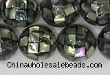 CSB4015 15.5 inches 10mm ball abalone shell beads wholesale