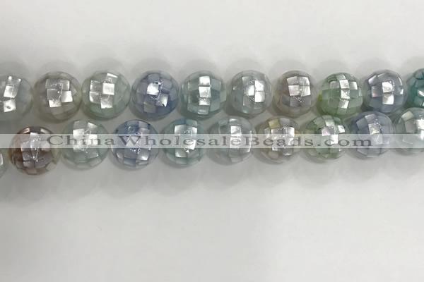 CSB4042 15.5 inches 16mm ball abalone shell beads wholesale