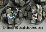 CSB4051 15.5 inches 18mm ball abalone shell beads wholesale