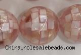 CSB4060 15.5 inches 20mm ball abalone shell beads wholesale