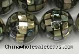 CSB4102 15.5 inches 14mm ball abalone shell beads wholesale