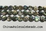 CSB4114 15.5 inches 14mm heart abalone shell beads wholesale