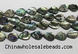 CSB4139 15.5 inches 15*20mm flat teardrop abalone shell beads