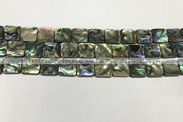 CSB4145 15.5 inches 12*12mm square abalone shell beads wholesale