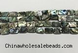 CSB4153 15.5 inches 10*14mm rectangle abalone shell beads wholesale