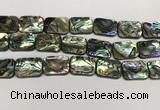 CSB4157 15.5 inches 18*25mm rectangle abalone shell beads wholesale