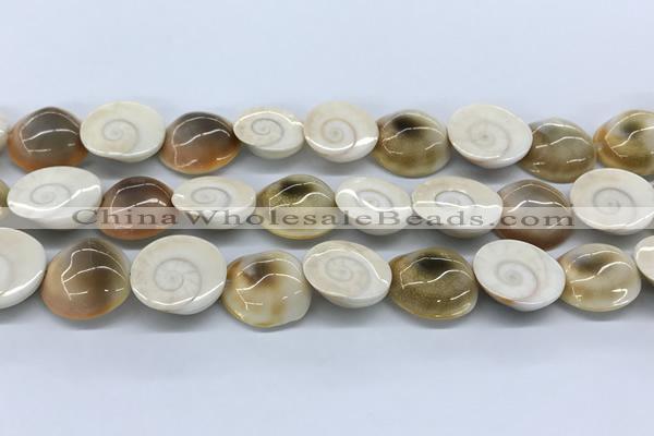 CSB4500 15.5 inches 18*20mm freeform shell beads wholesale