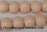 CSB810 15.5 inches 13*15mm oval shell pearl beads wholesale
