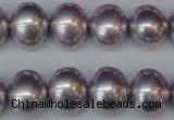 CSB815 15.5 inches 13*15mm oval shell pearl beads wholesale