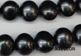 CSB818 15.5 inches 13*15mm oval shell pearl beads wholesale