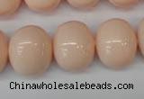 CSB834 15.5 inches 16*19mm oval shell pearl beads wholesale