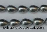 CSB860 15.5 inches 10*12mm teardrop shell pearl beads wholesale