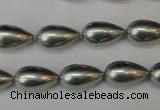 CSB865 15.5 inches 9*16mm teardrop shell pearl beads wholesale