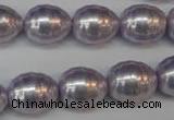 CSB888 15.5 inches 13*16mm whorl teardrop shell pearl beads wholesale