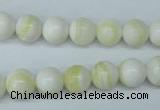 CSB953 15.5 inches 10mm round shell pearl beads wholesale