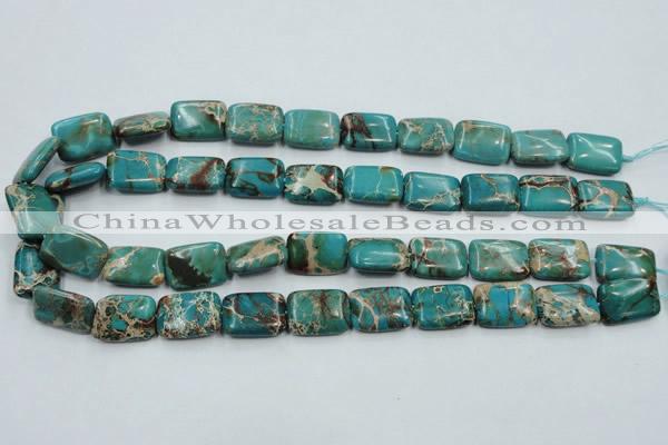 CSE15 15.5 inches 13*18mm rectangle natural sea sediment jasper beads