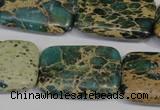 CSE5028 15.5 inches 20*30mm rectangle natural sea sediment jasper beads