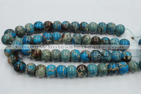 CSE64 15.5 inches 15*18mm rondelle dyed natural sea sediment jasper beads