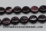 CSG55 15.5 inches 10mm flat round long spar gemstone beads wholesale