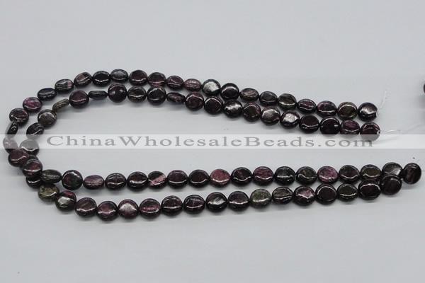 CSG55 15.5 inches 10mm flat round long spar gemstone beads wholesale