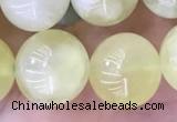 CSJ314 15.5 inches 9mm round serpentine new jade beads