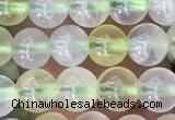 CSJ318 15.5 inches 4mm round serpentine new jade beads