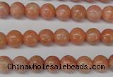 CSM03 15.5 inches 8mm round salmon stone beads wholesale