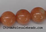 CSM08 15.5 inches 18mm round salmon stone beads wholesale