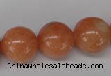 CSM08 15.5 inches 18mm round salmon stone beads wholesale