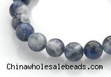CSO01 16 inches 8mm round sodalite gemstone beads wholesale