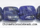 CSO06 15.5 inches 8mm square A grade sodalite beads wholesale