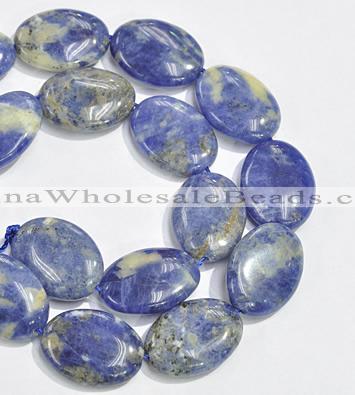 CSO11 15.5 inches 13*18mm oval A grade sodalite beads wholesale