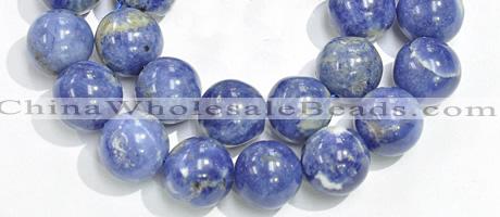 CSO16 15.5 inches 10mm round AB grade sodalite gemstone beads