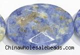 CSO29 15.5 inches faceted oval A grade 22*30mm sodalite beads